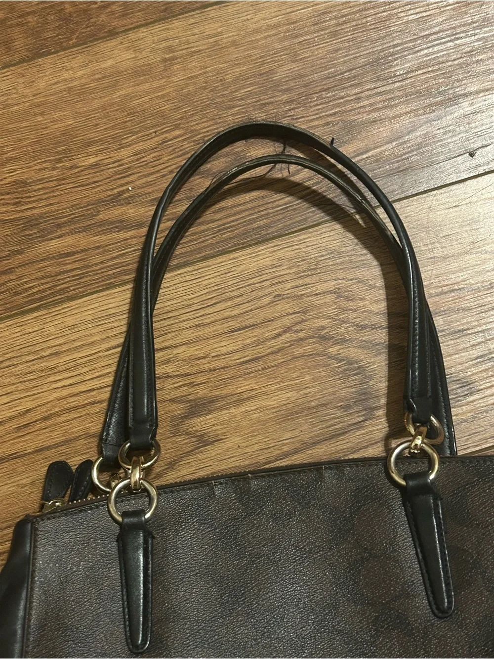 Coach Christie Carryall Black Shoulder Bag small